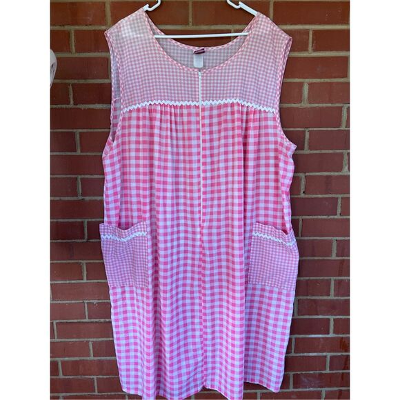 Vintage Shift Dress Flower Power Plus Size - Picture 1 of 7
